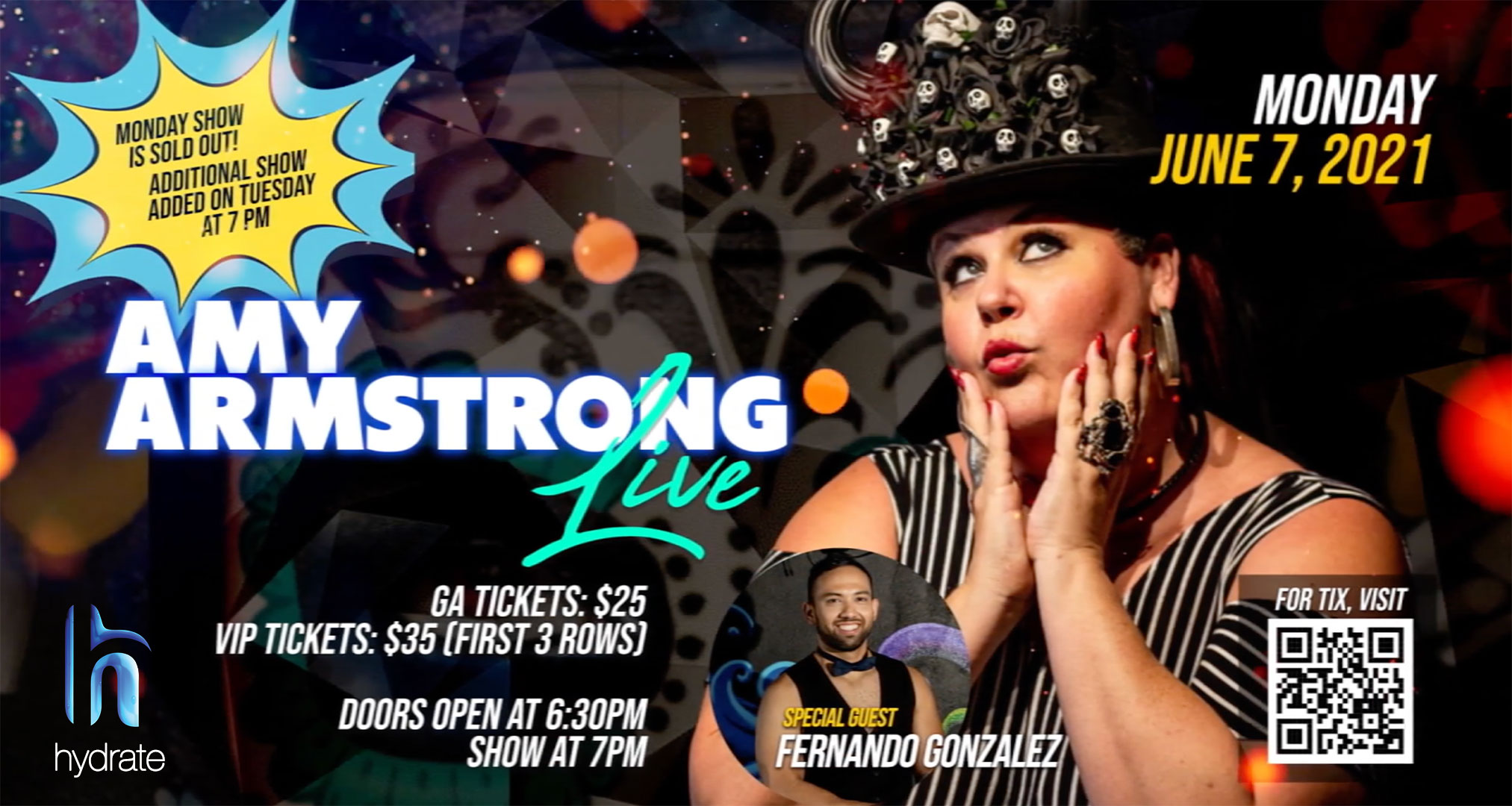 Amy Armstrong Live ft. Fernando Gonzalez Hydrate