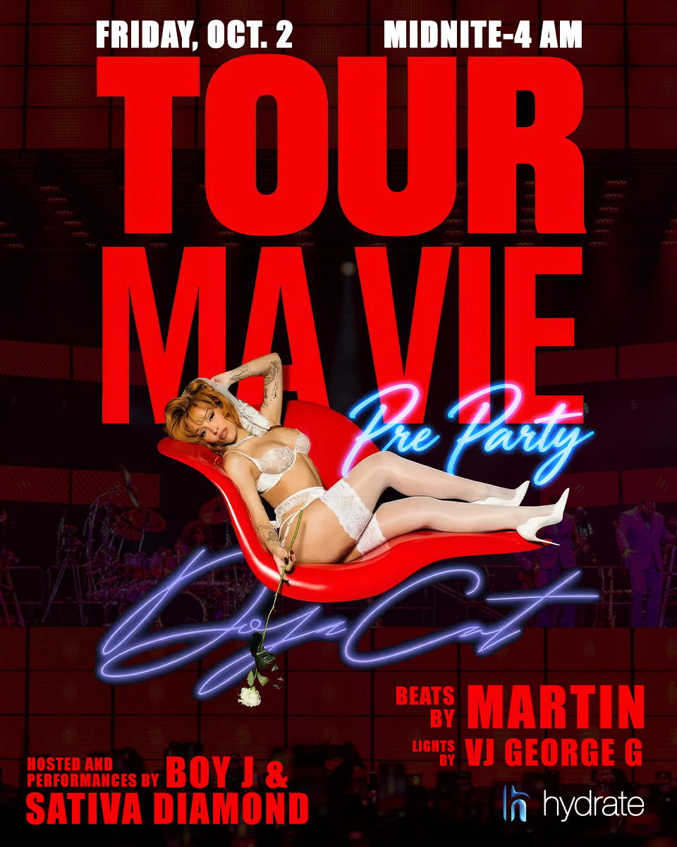 Tour Ma Vie Doja Cat pre-party featuring DJ Martin at Hydrate Chicago